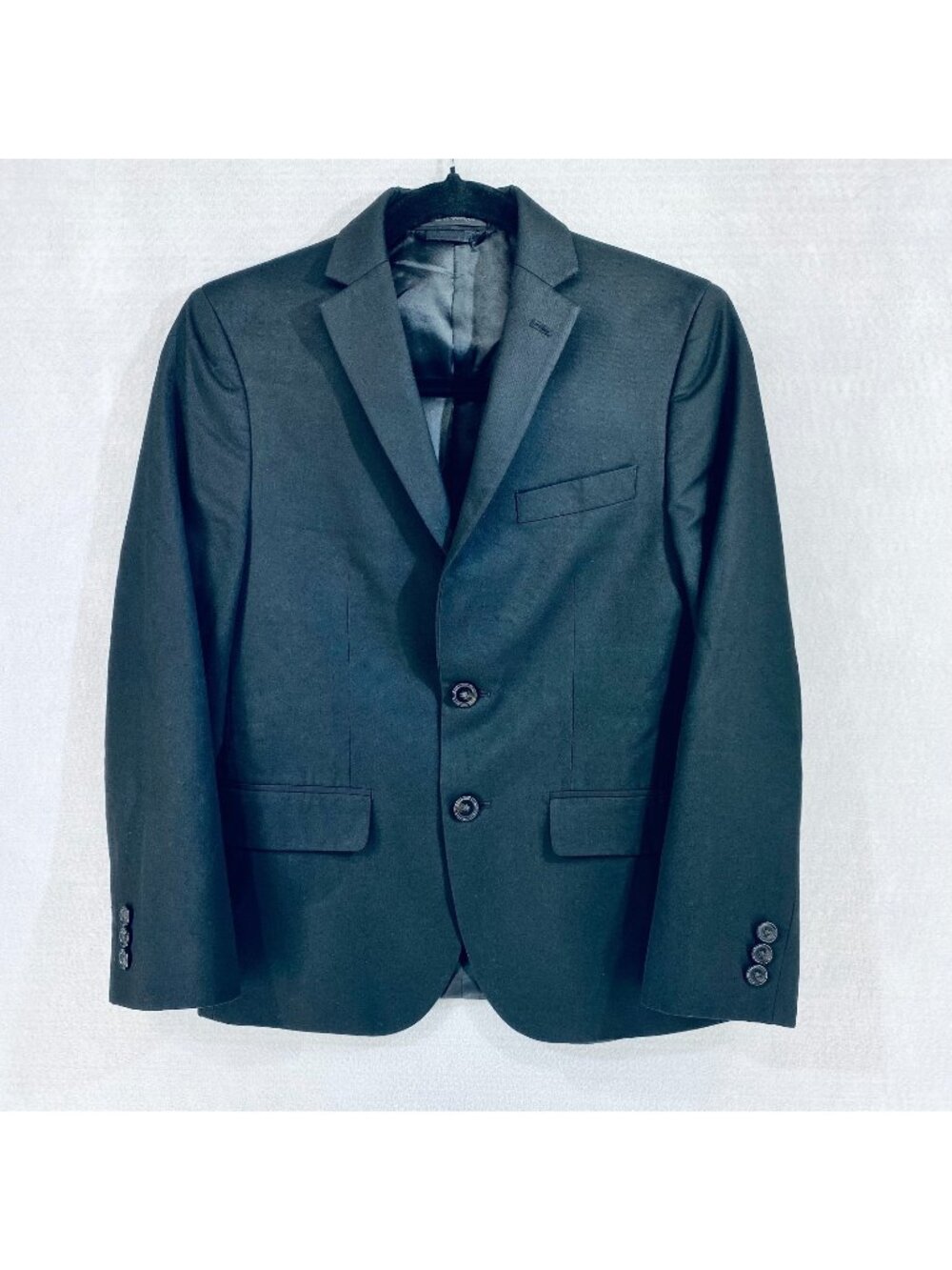 Lauren Ralph Lauren Blazer Boys Youth 14R Black Sport Coat Jacket Wedding Modern